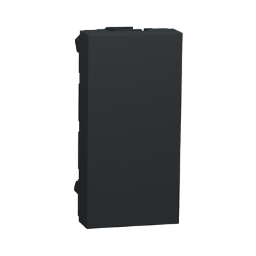 Schneider Electric Blind cover, New Unica, 1 module, anthracite 