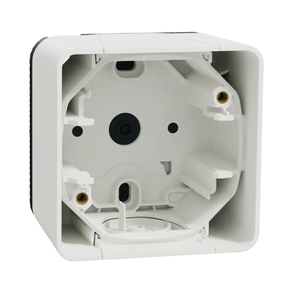 Schneider Electric Mureva Styl - Surface Mounted Box, 1 Gang - White 