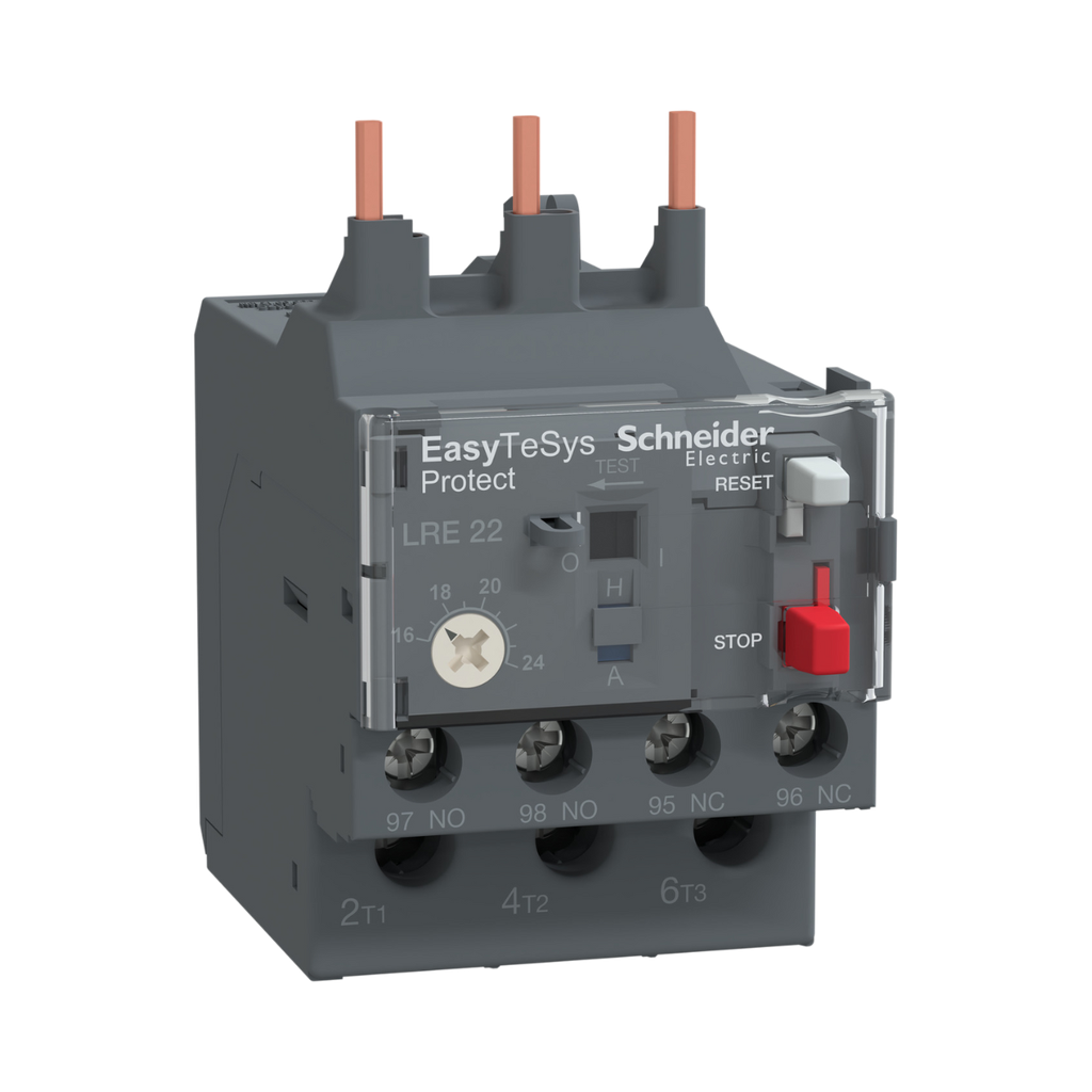 [LRE22] Schneider Electric Thermal Overload Relay, Easy TeSys Protect,16...24A,class 10A 