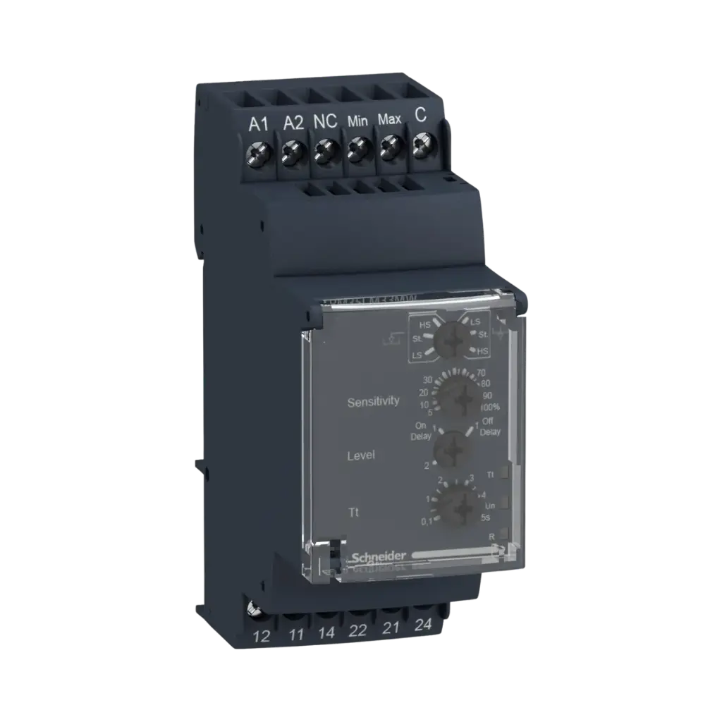 [RM35LM33MW] Schneider Electric Liquid Level Control Relay, Harmony Control Relays, 5A, 2CO, 24...240V AC DC 