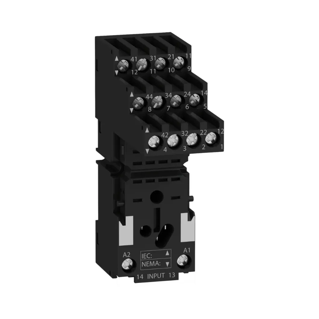 [RXZE2S114M] Schneider Electric Socket, Harmony Electromechanical Relays, For RXM2 RXM4 Relays, Screw Connectors, Separate Contact