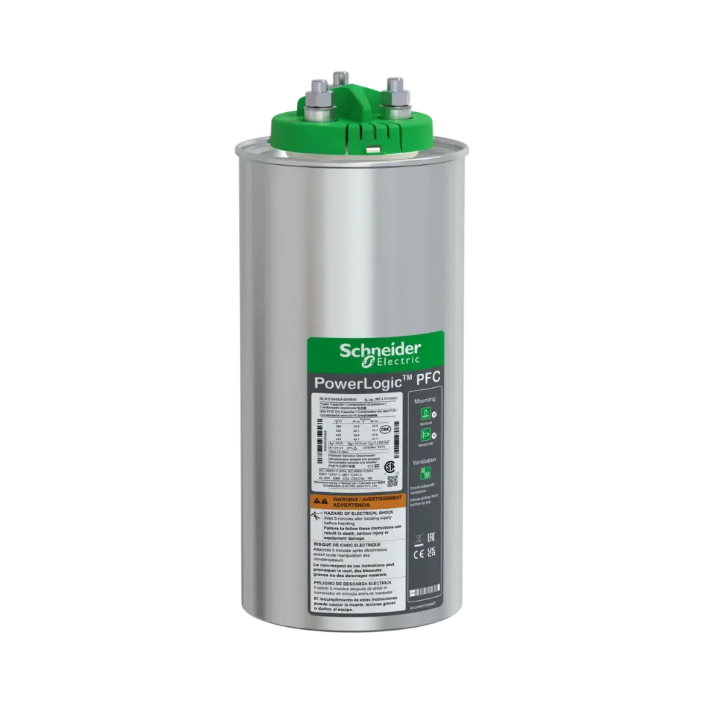 [BLRCH400A480B40] Schneider Electric Heavy Duty PowerLogic PFC Capacitor, 40/48 kvar - 400 V - 50/60Hz 