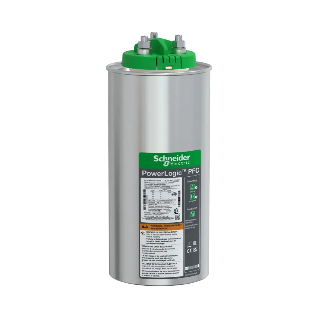 [BLRCH500A000B40] Schneider Electric Heavy Duty PowerLogic PFC Capacitor, 50/0 kvar - 400 V - 50/60Hz 