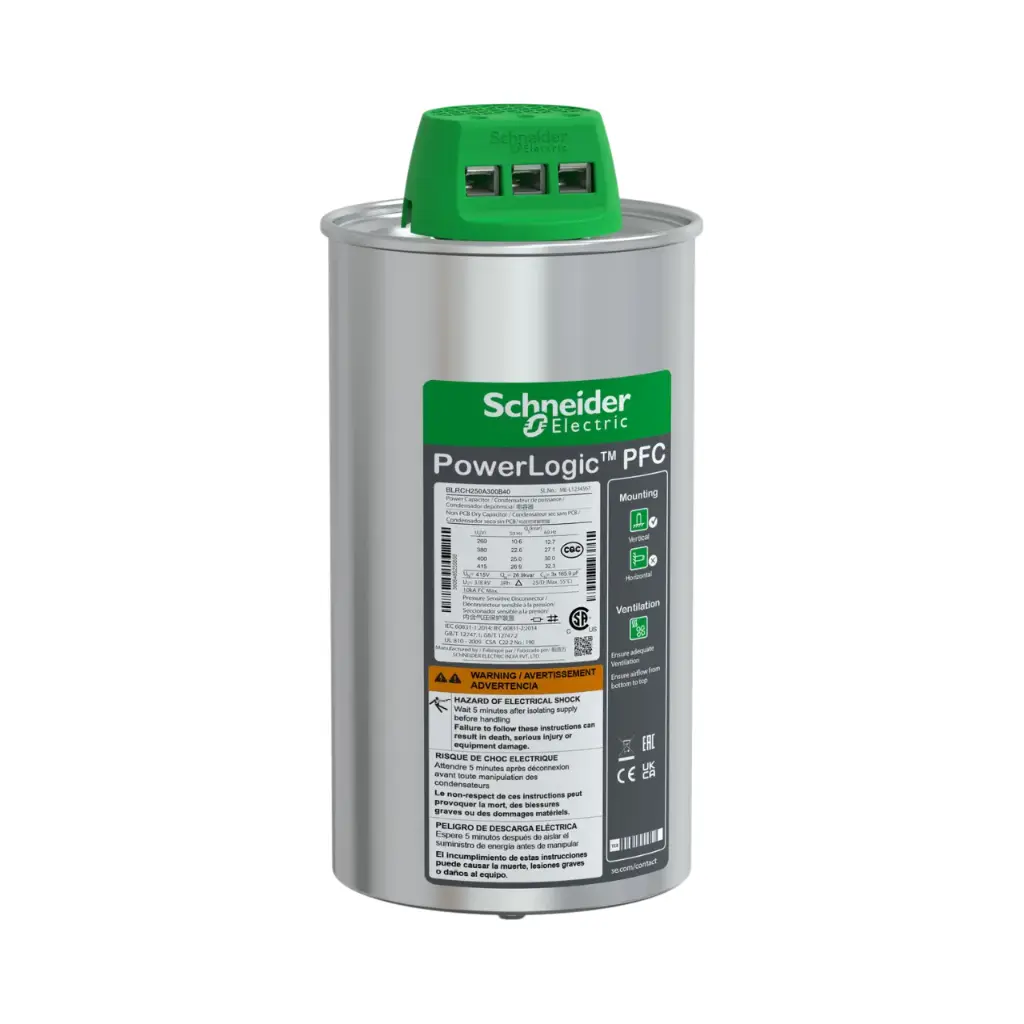 Schneider Electric Heavy Duty PowerLogic PFC Capacitor, 25/30 kvar 400 V 50/60Hz 