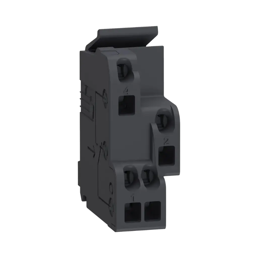 Schneider Electric Standard Auxiliary Contact, Circuit Breaker Status OF/SD/SDE/SDV, 1 Changeover Contact Type, Screwless Spring Terminals 