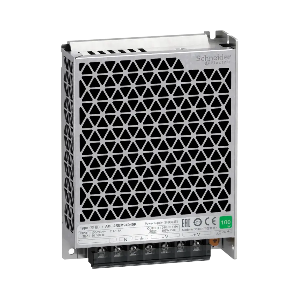 [ABL2REM24045K] Schneider Electric Single Phase Power Supply, 100...240V Input, 24V DC Output, 108W, 4,5A 