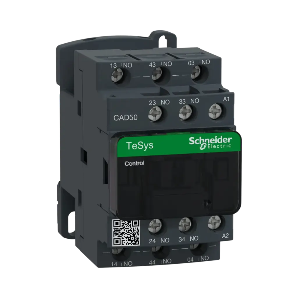 [CAD50M7] Schneider Electric Control Relay, TeSys Deca, 5NO, 0 to 690V, 220VAC 50/60Hz Standard Coil, Screw Clamp 