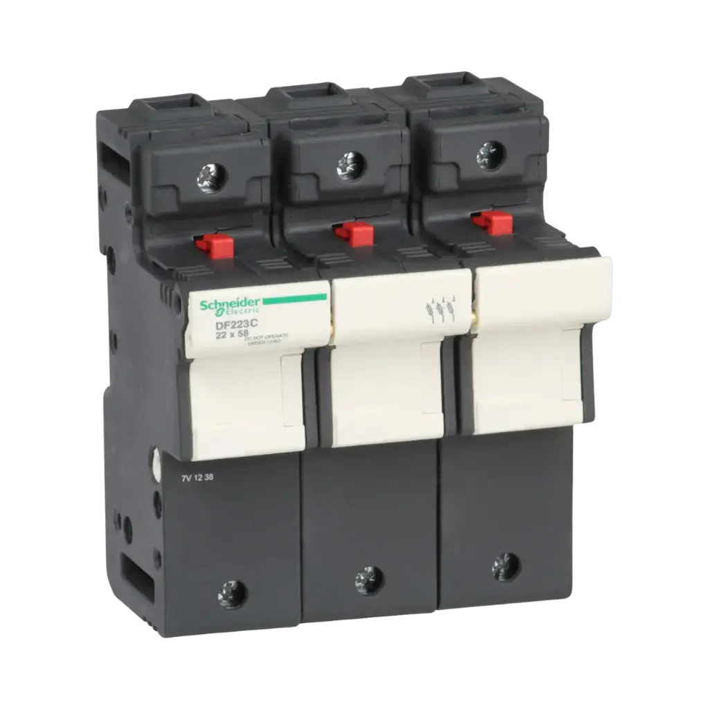 [DF223C] Schneider Electric Fuse Carrier, TeSys DF, 3P, 125A, 690VAC, Fuse Size 22x58mm 