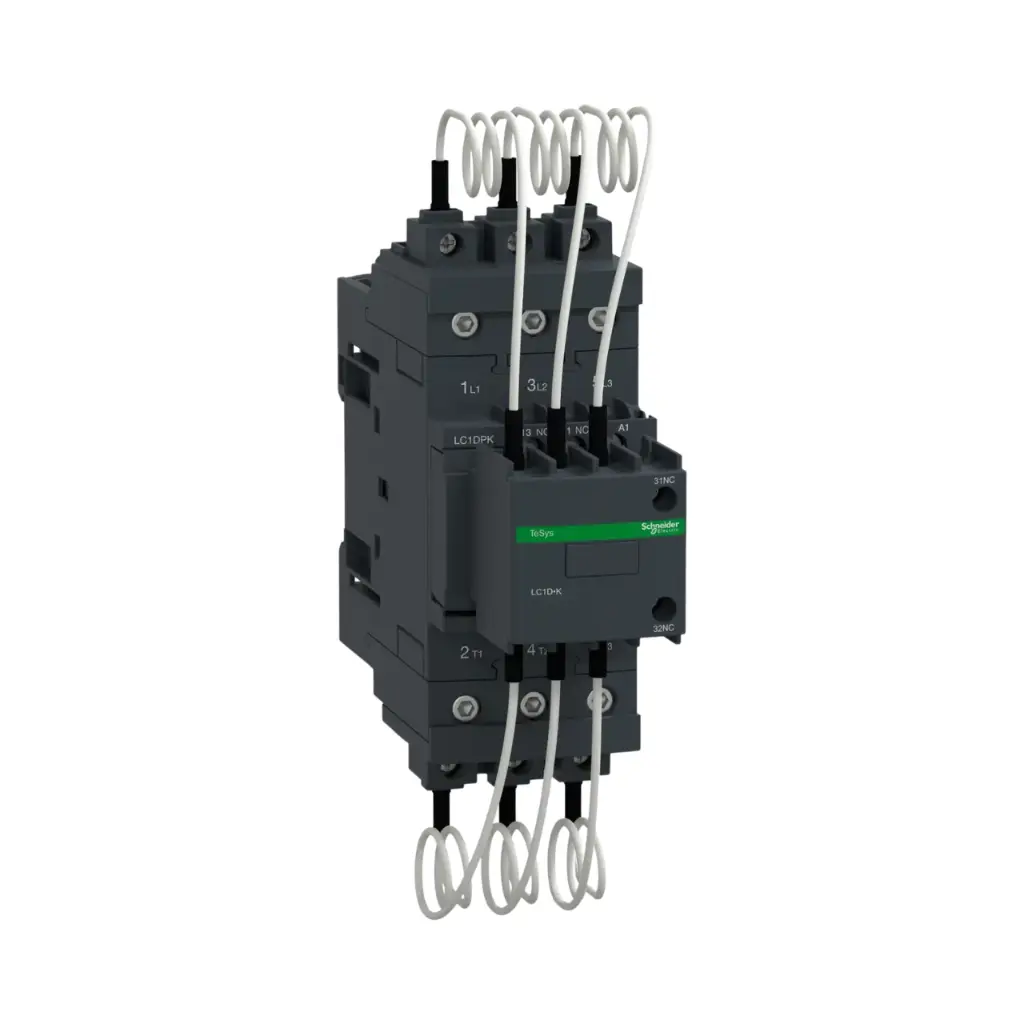 Schneider Electric Capacitor Contactor, Tesys Deca, 30kVAR at 400/415V 50Hz, 220V AC 50/60Hz Coil, EverLink BTR Screw Terminals 