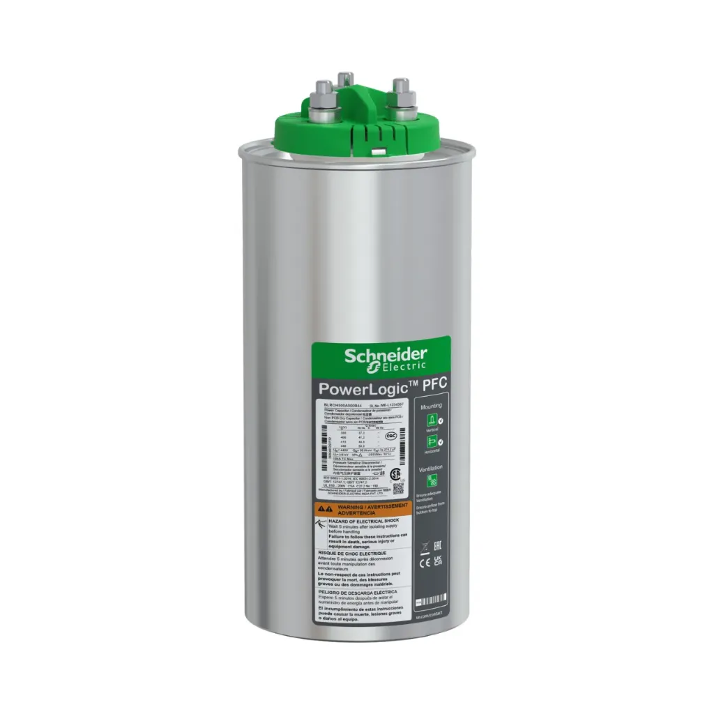 [BLRCH500A000B44] Schneider Electric Heavy Duty PowerLogic PFC Capacitor, 50/0 Kvar - 440 V - 50/60Hz