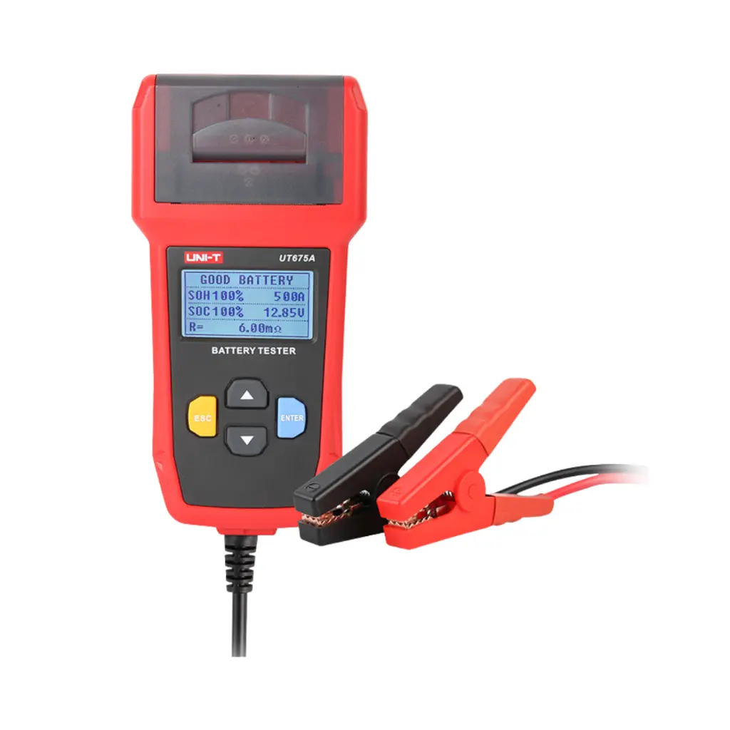 [UT675A] Uni-T Automobile Battery Health Tester 3Ah-250 Ah, USB communication and built-in printer