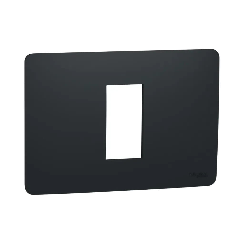 Schneider Electric Cover Frame, Unica Studio, 1 Gang, Anthracite