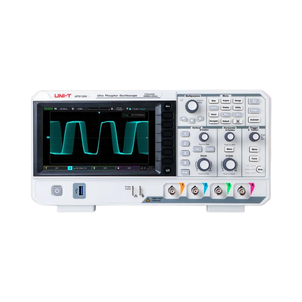Uni-T Digital Oscilloscope 100 MHz, 4 Channels