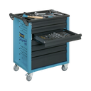 Hazet Tool Trolley Assistent 177 Assortment 7 Drawers Complete With 217 Piece Tool
