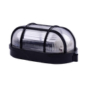 Flex Bulkhead Oval Shape Plastic Body + 9 Watt Elesewedy Lamp E27