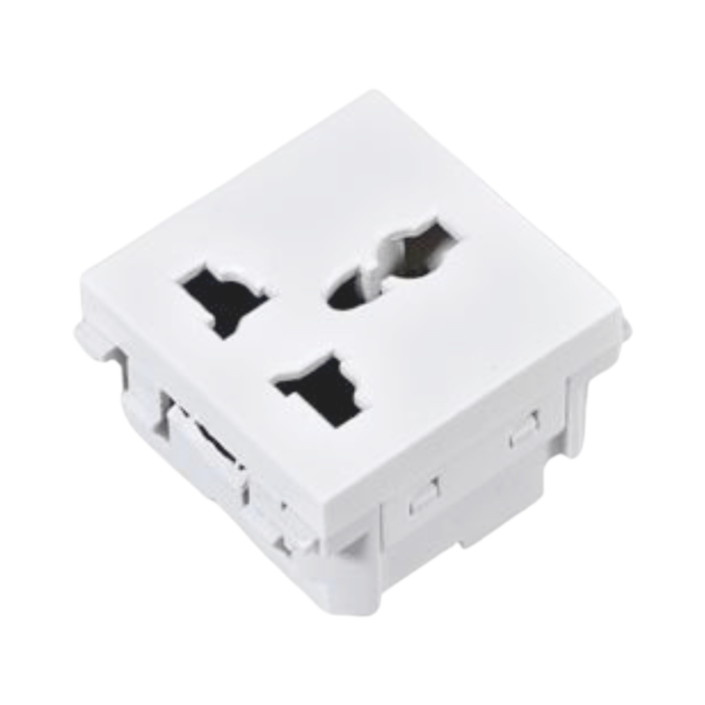 [35058] Venus Universal Socket With Earth J-Venus White J16ES