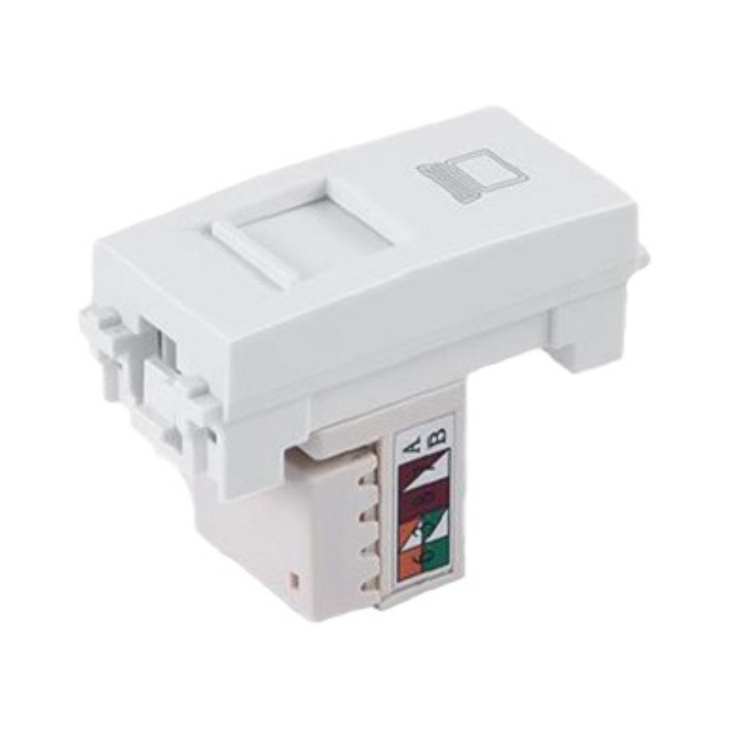 [33061] Venus Bombay Telephone Socket With Safety J-Venus