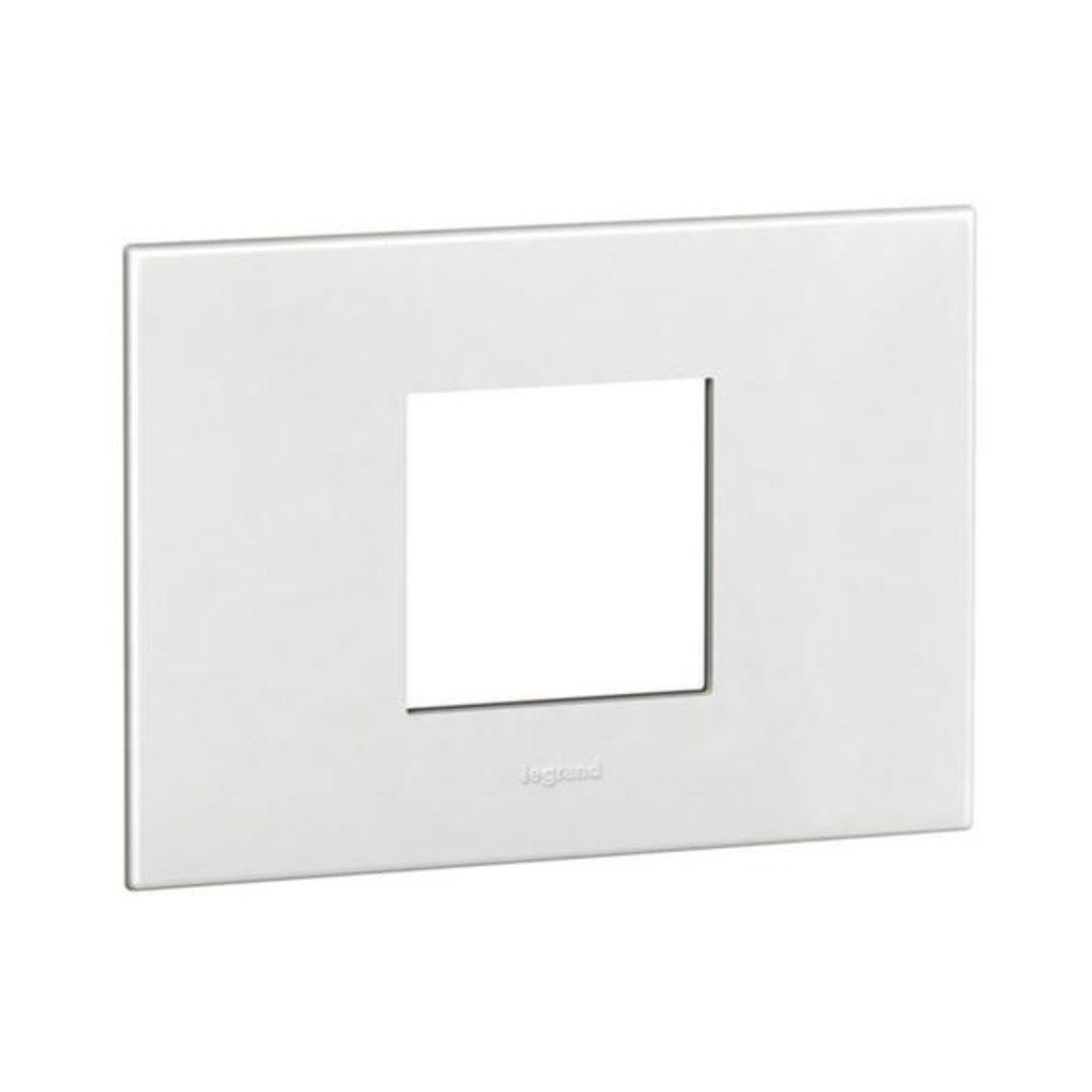 [575230] Legrand Arteor™ - Plate - Italian / US Standard - Square - 2 Modules - White 