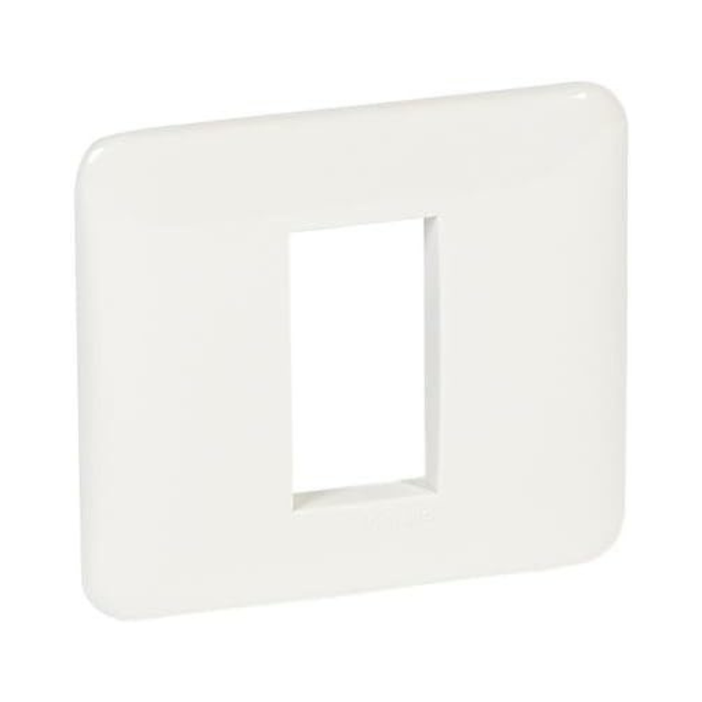 [680541] Legrand Cover Plate 1 Modules Vela Basic White