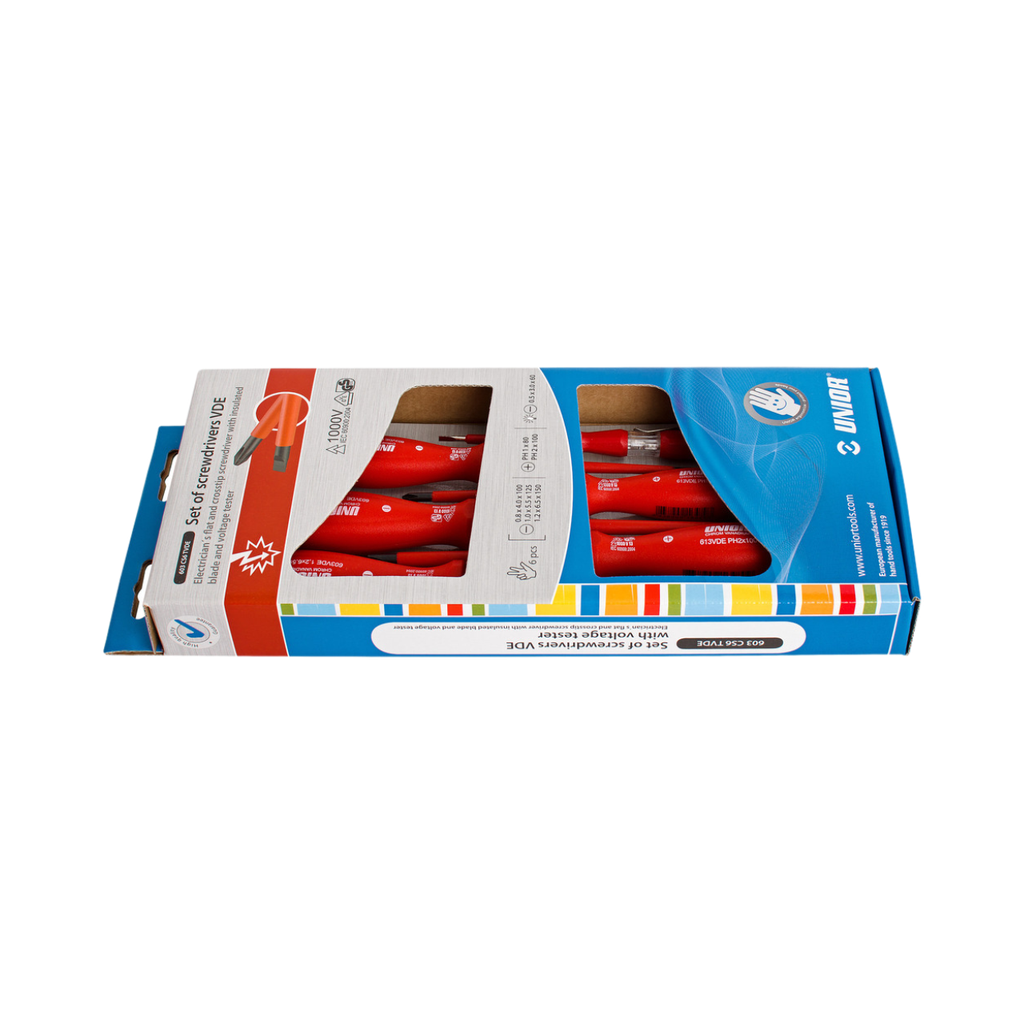 Unior Screwdriver Set VDE With Voltage Tester 