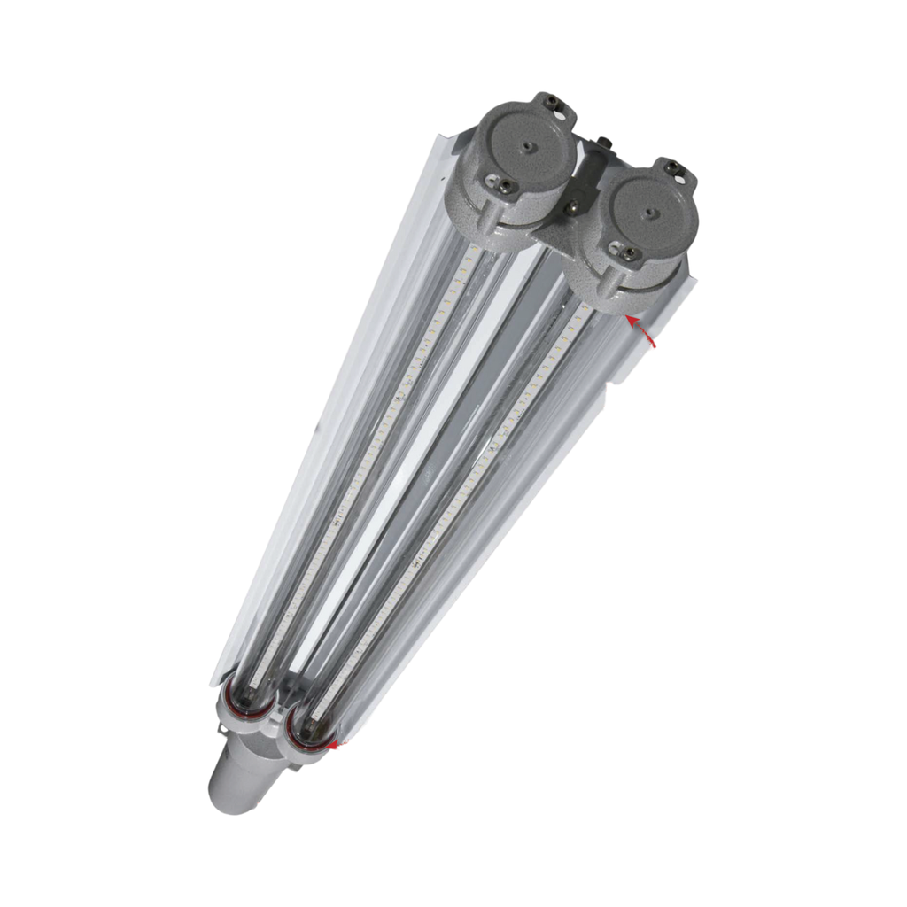Cortem Lighting Fixture With Led Strips For Hazardous Areas 120cm