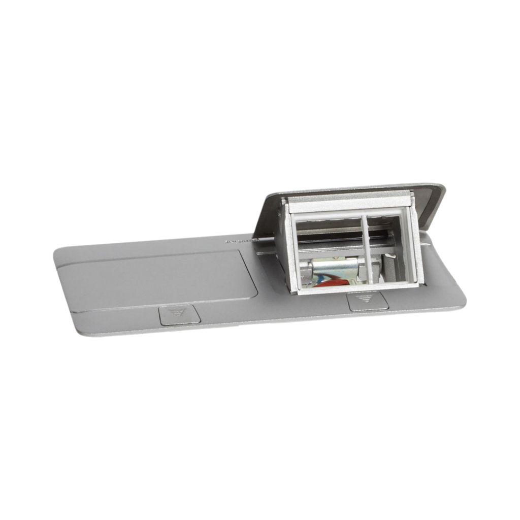 [054012] Legrand Pop Up 2x3 Modules To Be Equipped Matt Aluminum Finish 