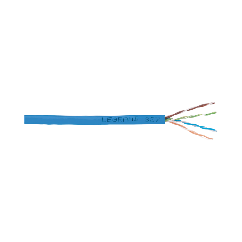 [032754] Legrand Cable Category 6 U/UTP 4 Pairs LSZH Euroclass Dca 305 Meters Blue
