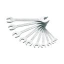 Hazet Double Open-End Wrench Set 10-pieces 6 x 7 – 27 x 32 ∙ Outside Hexagon Profile 
