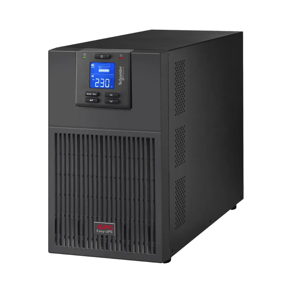 [SRV3KI] APC Easy UPS On-Line, 3kVA/2400W, Tower, 230V, 6x IEC C13 + 1x IEC C19 Outlets, Intelligent Card Slot, LCD 
