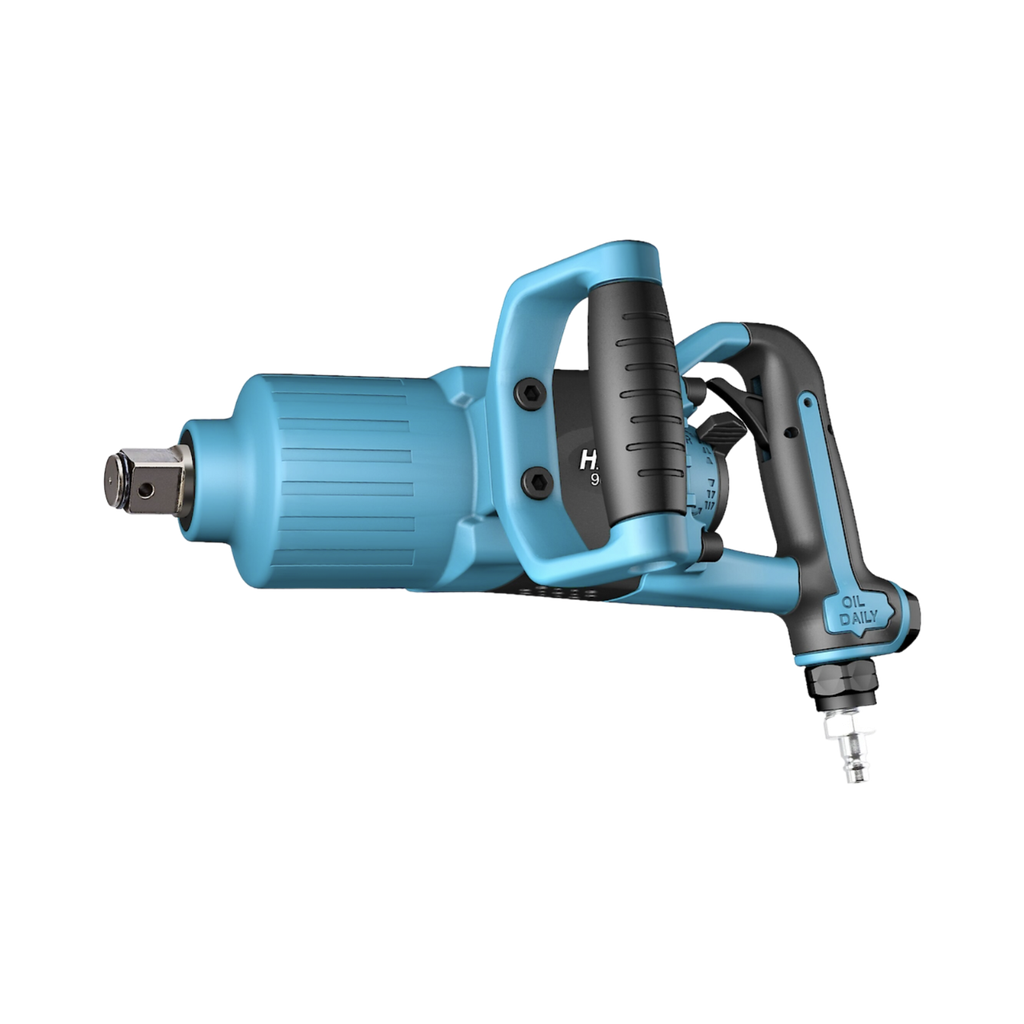 Hazet Solid Impact Wrench 1 Inch, 25 mm Square 3400 Nm Direct Hammer Striking Mechanism