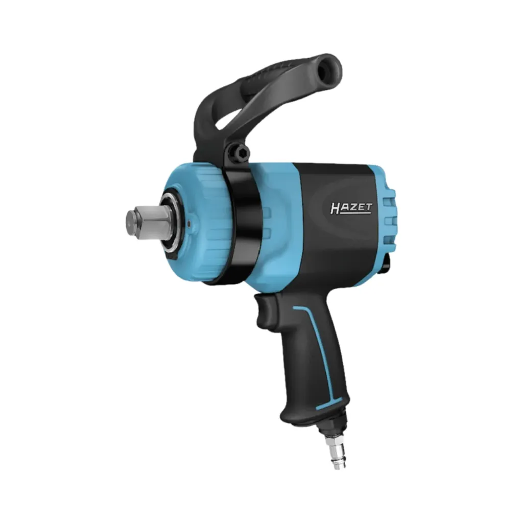 [9013TT] Hazet Solid Twin Turbo Impact Wrench 3/4 inch, 20 mm Square 4100 Nm. Powerful Twin Hammer Mechanism