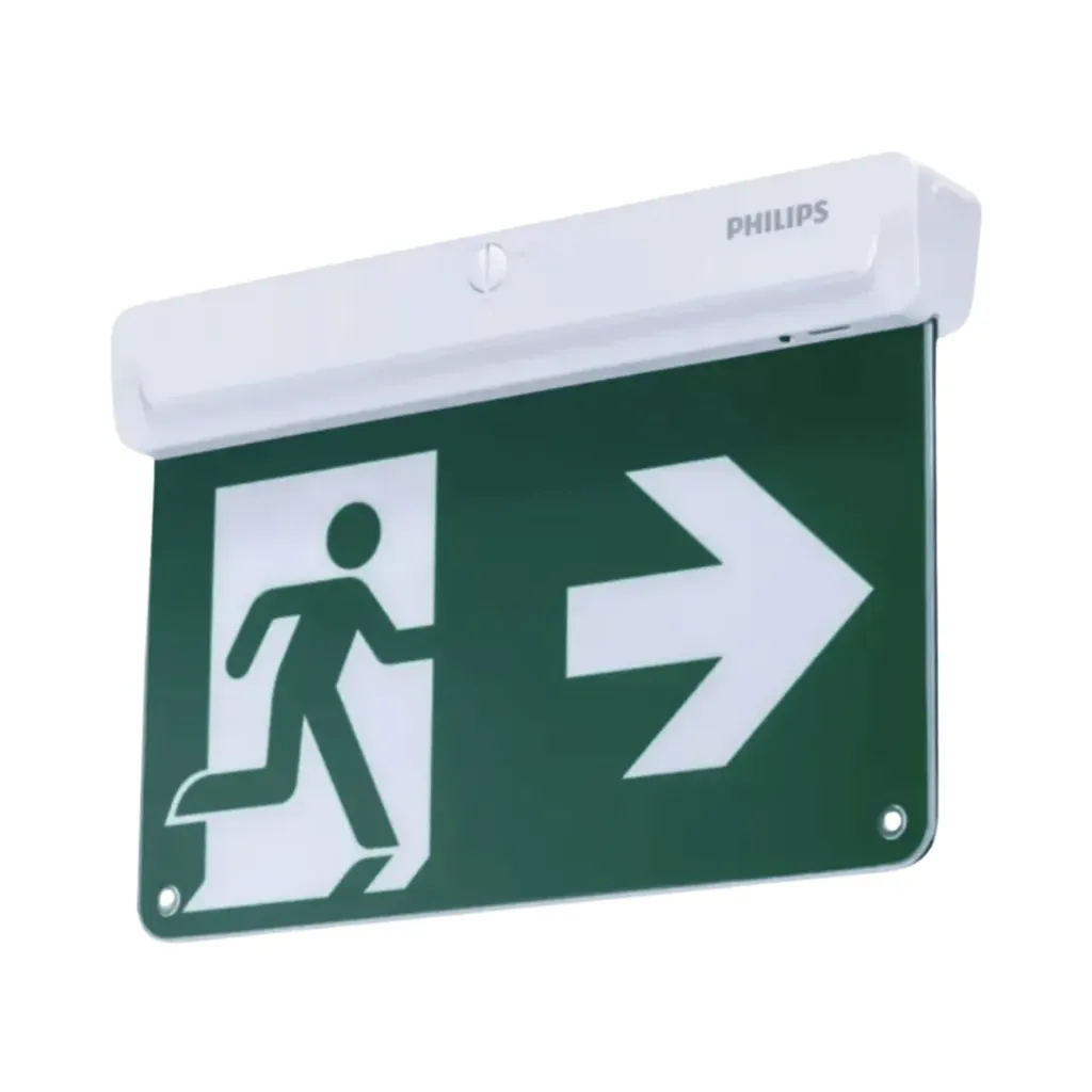 [911401587243] Philips Emergency LED Light Exit Sign With L&R Legend 2.2w 19 Lumen IP20 EM134C