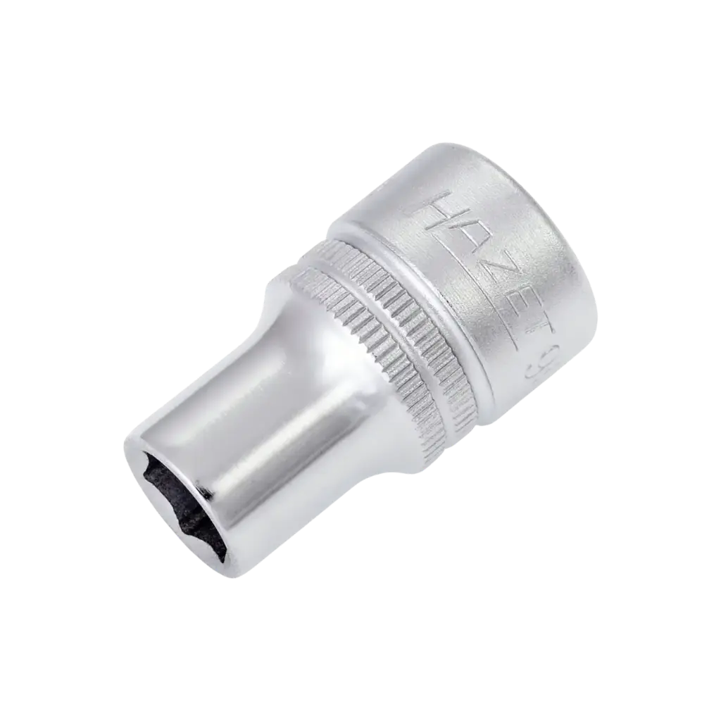 Hazet 1/2 inch,12.5 mm Square, Hollow Socket Outside Hexagon Traction Profile 13 mm 