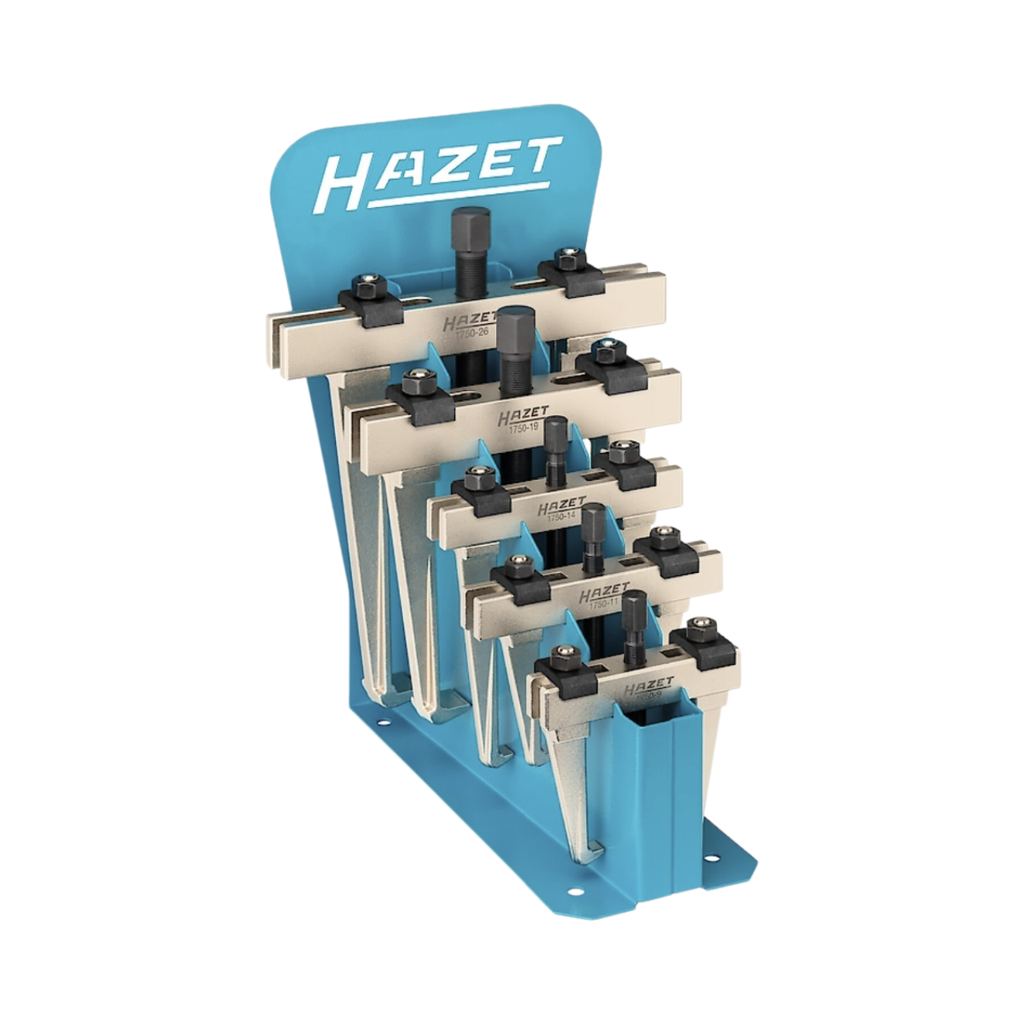 [1750/5] Hazet Quick-Clamping Puller Set 2 Arm 5 Pieces