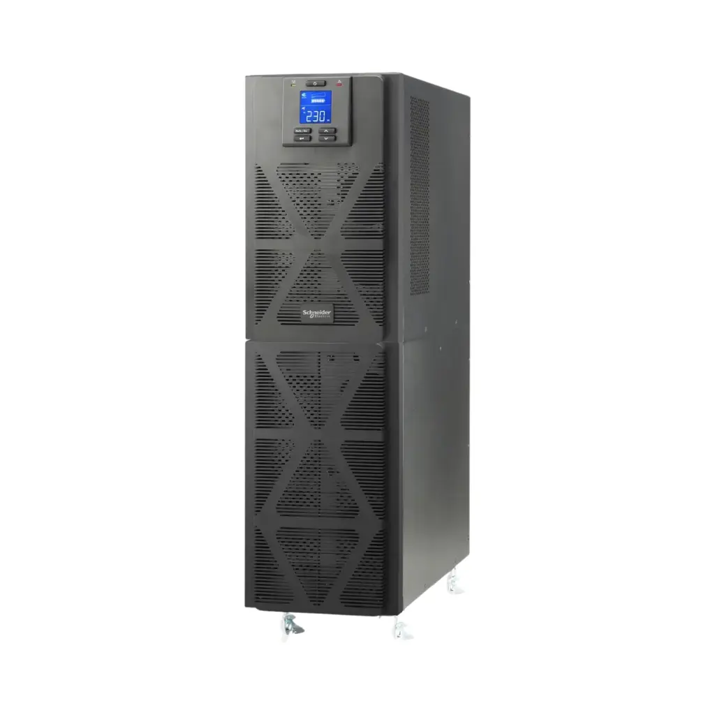 Schneider Electric Easy UPS 1 Ph On-Line, 10kVA/10kW, Tower, 230V, 1x Hard wire 3-Wire(1P+N+E) Outlet, Intelligent Card Slot, LCD 