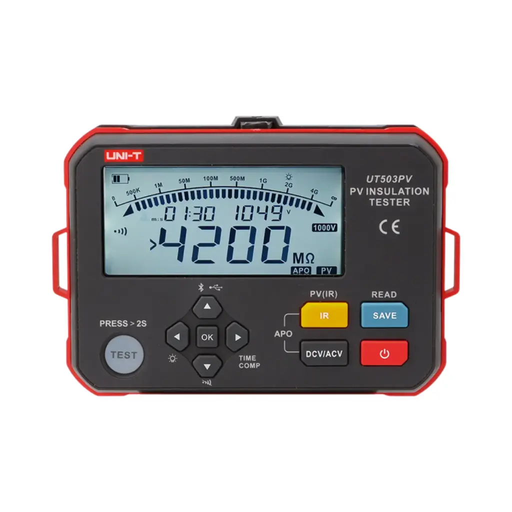 [UT503PV] Uni-T Photovoltaic  PV live Insulation Resistance Tester AC/DC Voltage