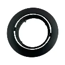 Luma Tilt Adjustable Die Cast Round Spot 7cm Black