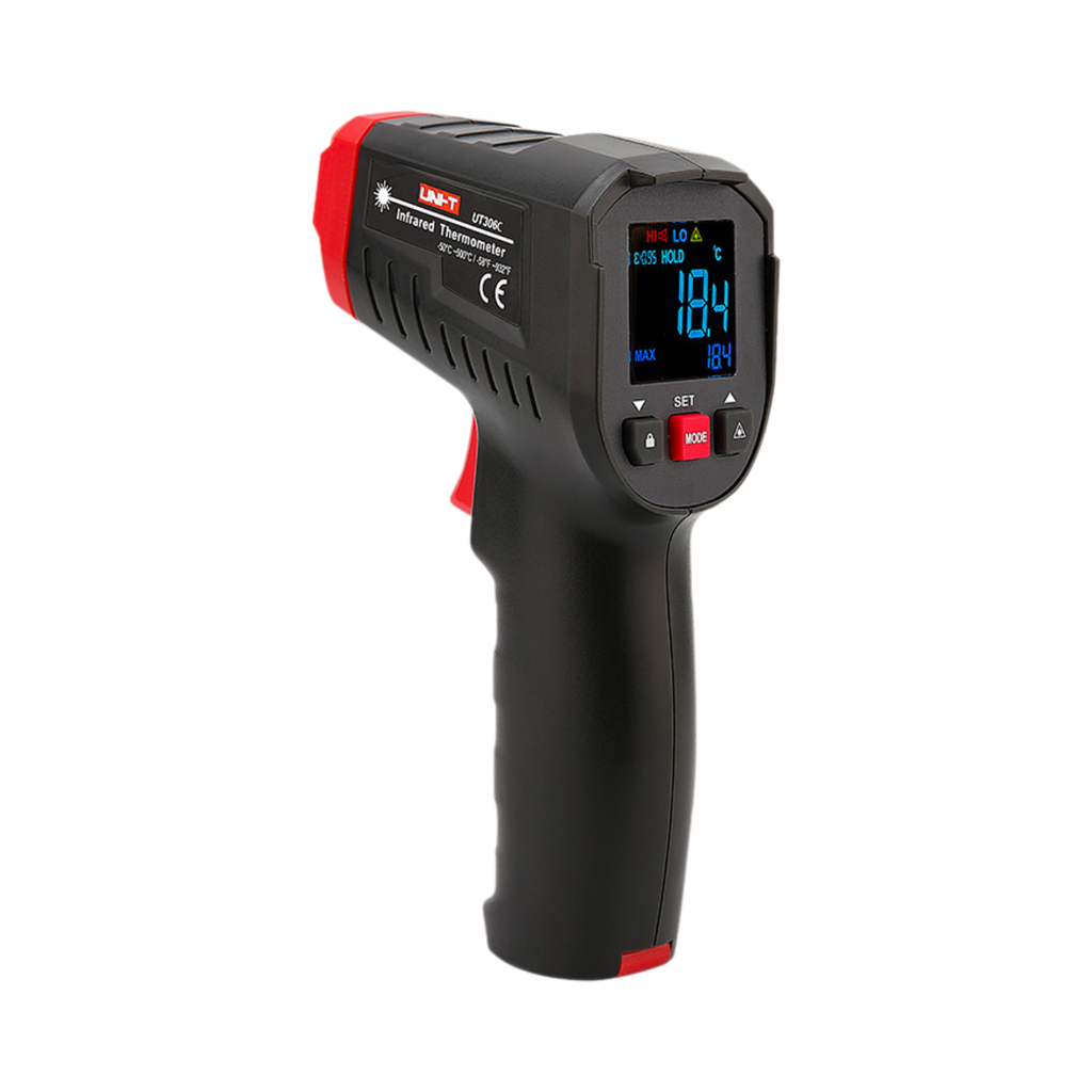 [UT306C] Uni-T Infrared Thermometer Range -50℃ ~ 500℃ Circle Laser Type