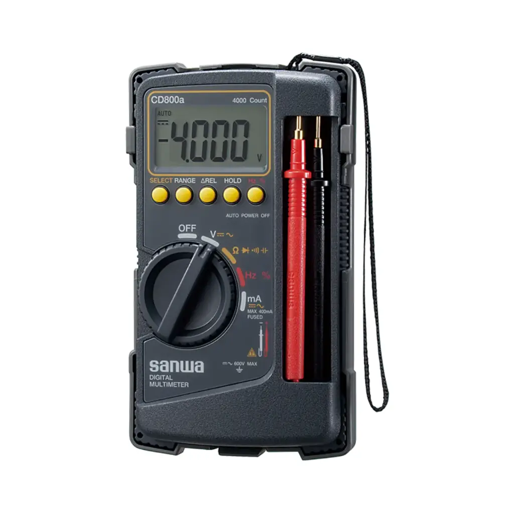 [CD800a] Sanwa Digital Multimeter All-In-One AC/DC 600v