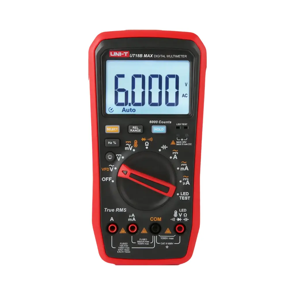 [UT18B MAX] Uni-T True RMS Digital Multimeter AC/DC 1000v