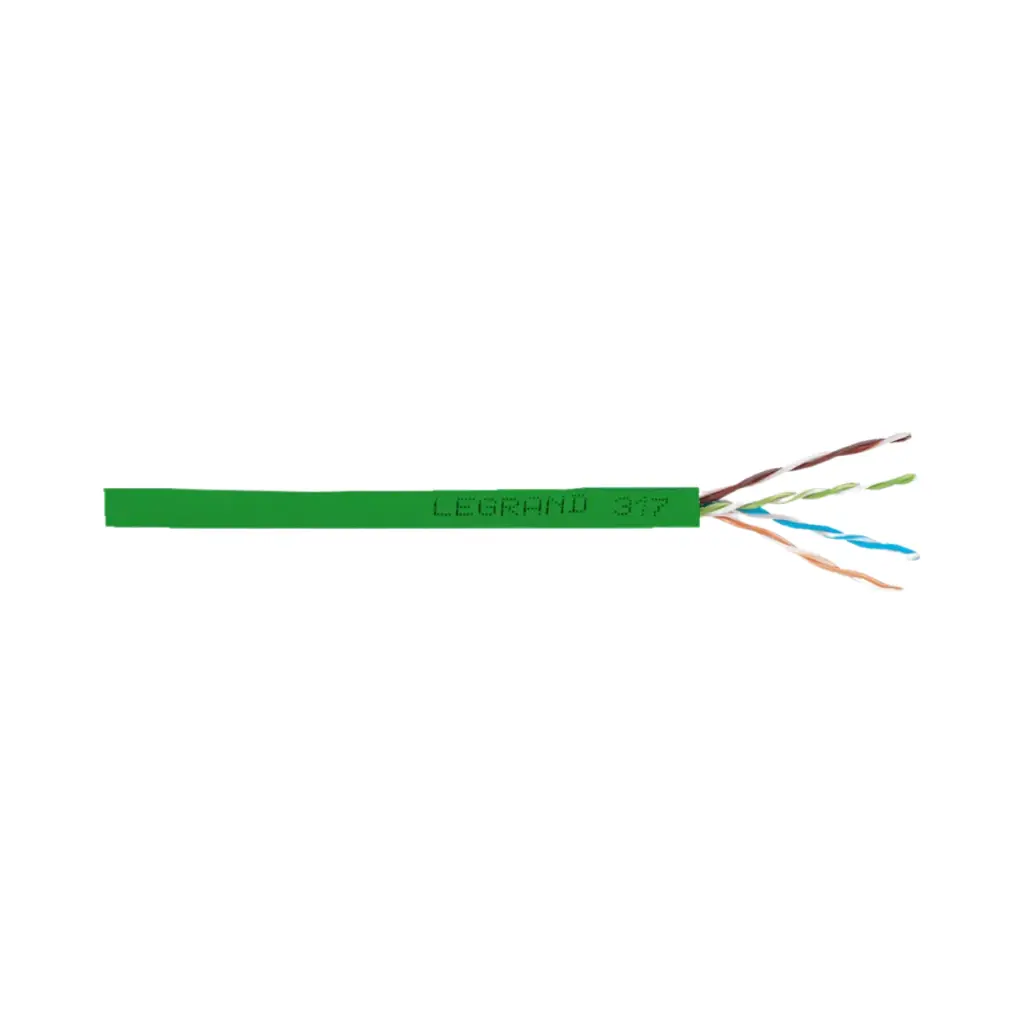 [632842] Legrand Cable Cat6 4 Pair UTP Roll 305mtr Green