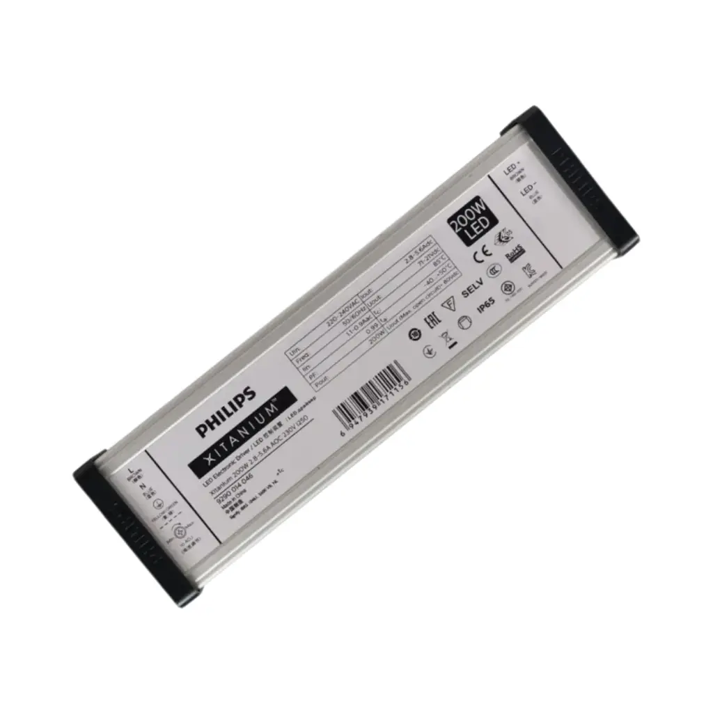 Philips Xitanium Outdoor LV LED Drivers Adjustable Current Independent 200W 2.8-5.6A AOC 230V I250