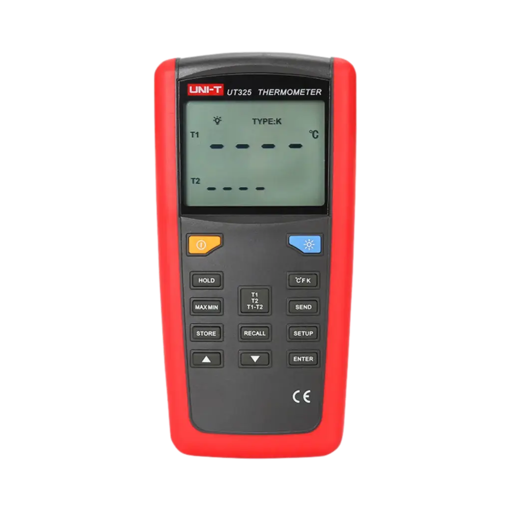 Uni-T Contact Type Thermometer With Thermocouple Temperature Probes