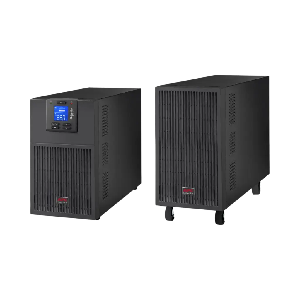 APC Easy UPS On-Line, 6kVA/6kW, Tower, 230V, Hard Wire 3-Wire(1P+N+E) Outlet, Intelligent Card Slot, LCD, Extended Runtime 