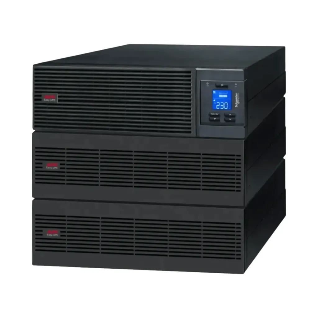 [SRV20KRILRK] APC Easy UPS On-Line, 20kVA/20kW, Rackmount 9U, 230V, Hard Wire 3-Wire (1P+N+E) Outlet, Intelligent Card Slot, LCD, Extended Runtime, W/ Rail Kit SRV20KRILRK