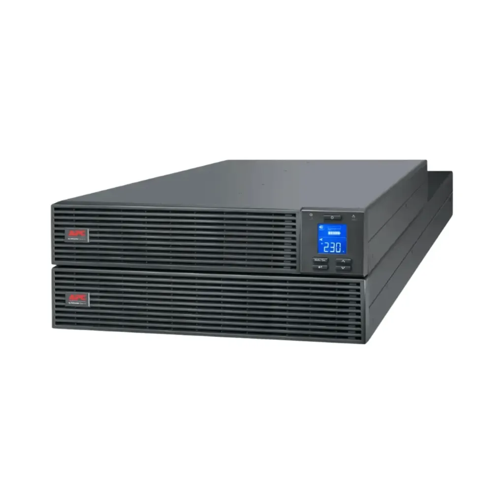 [SRV6KRI] APC Easy UPS On-Line, 6kVA/6kW, Rackmount 4U, 230V, Hard wire 3-wire(1P+N+E) outlet, Intelligent Card Slot, LCD, W/O rail kit 