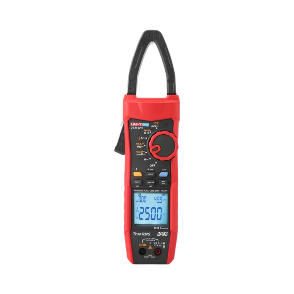 [UT219PV] Uni-T Professional AC/DC Clamp Meter For High-Voltage Photovoltaic Environments