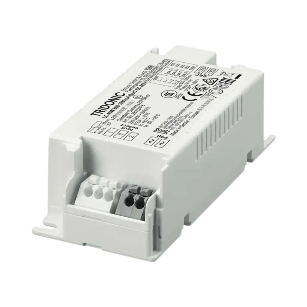 Tridonic Compact Non-Dimmable Constant Current LED Driver 800-1050 MA 40W LC 40W 800-1050mA FlexC SC ADV