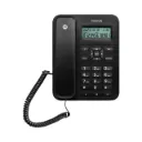 تليفون ارضي بشاشة وخاصية اظهار رقم الطالب لون اسود CT202 موتورولا