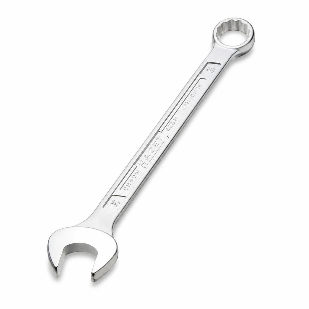 [600N-30] Hazet Combination Wrench Size 30 mm ∙ Outside 12-Point Traction Profile